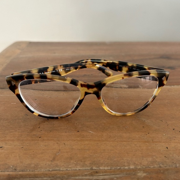 PRADA Eyeglasses Tortoise Shell Rx Italy - Picture 1 of 7